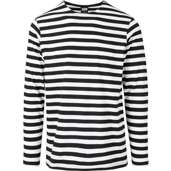 Urban Classics Regular Stripe LS white/black 50672424