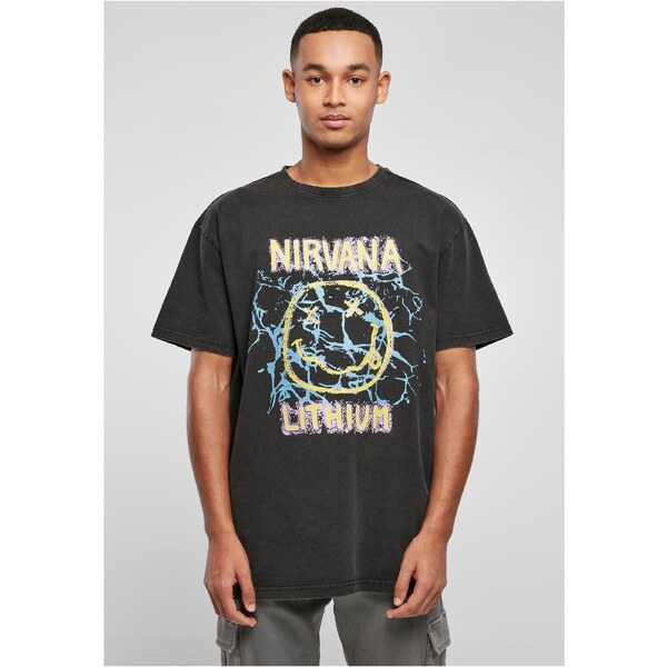 Mister Tee Mens Nirvana Lithium T-Shirt - Black 50686468