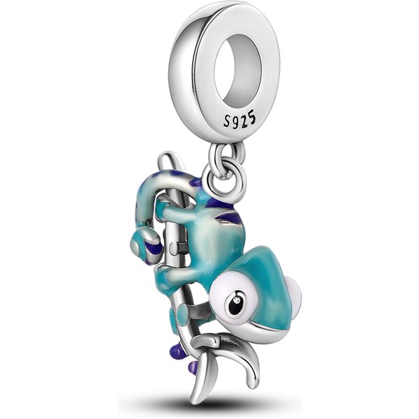 Royal Fashion strieborný prívesok meniaci farbu Chameleon 49326553