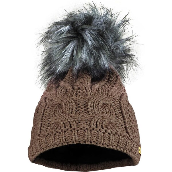 Bontis Dámska zimná čiapka s kožušinovým brmbolcom 35227588