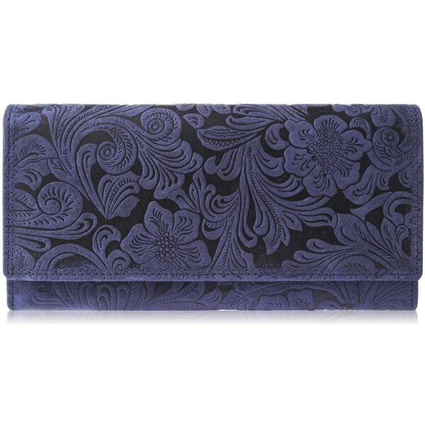 PAOLO PERUZZI Kožená dámska peňaženka Vintage T-25-DB | fialová T-25 48444817