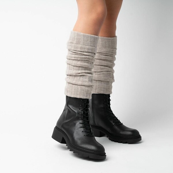 Vlnené návleky na nohy Steven art.068 56585837