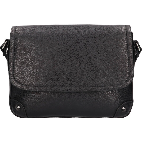 Kožená dámska crosbody kabelka Katana Lucce - čierna 48491944