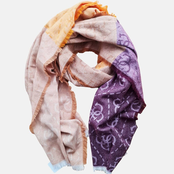 Oranžový šátek Guess 55686 48517530