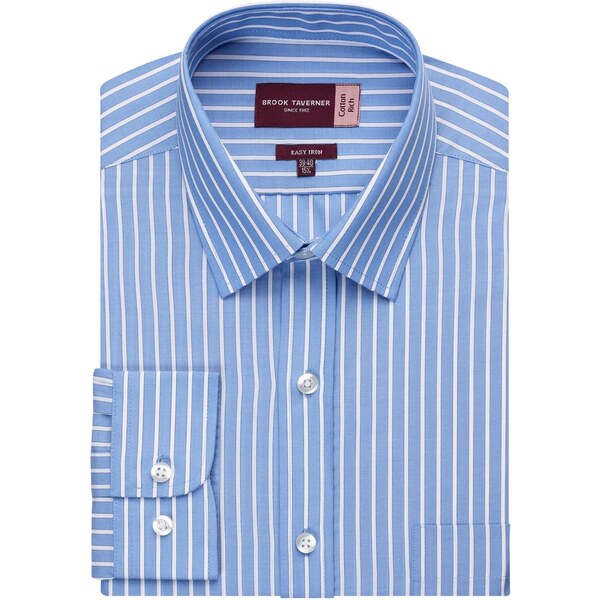 Prúžkovaná pánska košeľa Rufina Classic Fit dlhý rukáv Brook Taverner 48536680