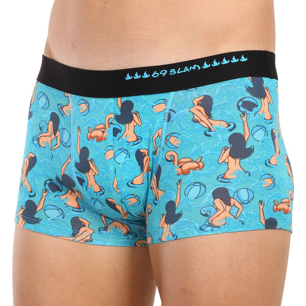 Pánske boxerky 69SLAM hip bamboo getting wet light elijah (MHBGEL-BB) 47894573