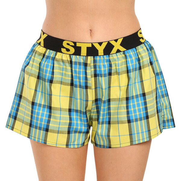 3PACK dámske trenky Styx športová guma viacfarebné (3T10236) 48556348