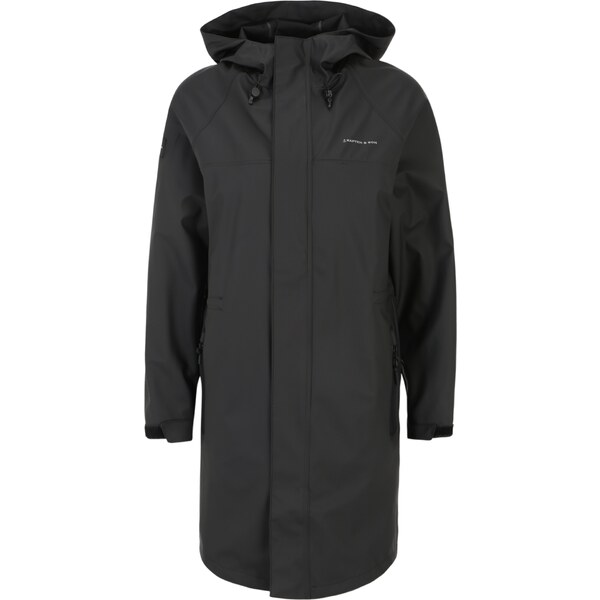 Kapten & Son Prechodný kabát Everyday Rain Jacket Long čierna 54269547