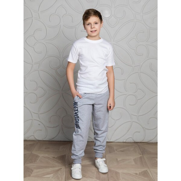 Chlapčenské tepláky Winkiki Brooklyn - šedý melanž 48977369