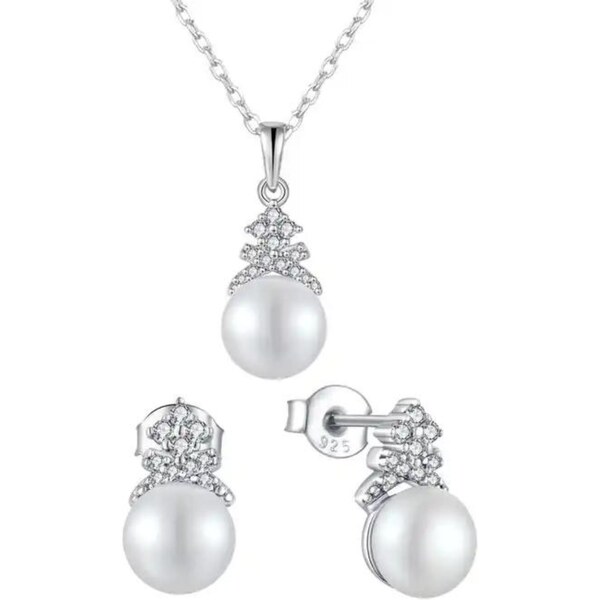 Olivie Strieborná sada SLADKOVODNÉ PERLY 8000 48581279