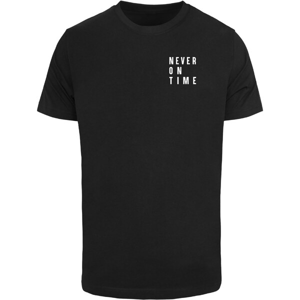 Mister Tee Black T-shirt Never On Time 50647850