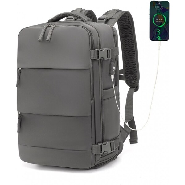 KONO Batoh - priedušný s USB portom a priehradkou na topánky, 25L, 48636005