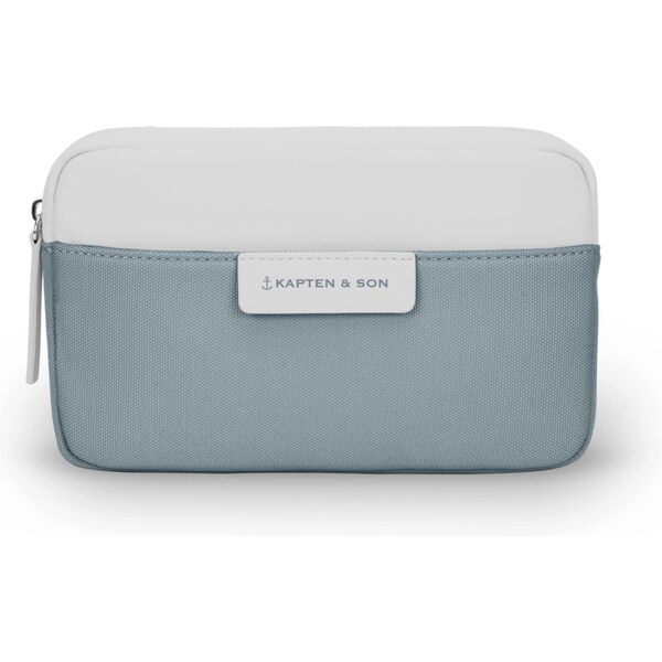Kapten & Son Ľadvinka Bergen Crossbody modrosivá / biela 50087012