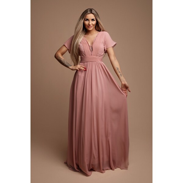 miadresses.sk Staroružové spoločenské šifónové šaty 48663182