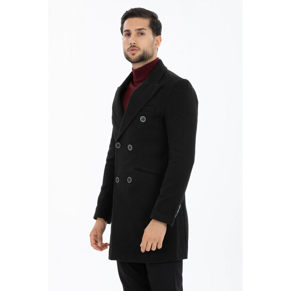 MASSARO kabát pánský 40301-1 dvouřadý 37612179