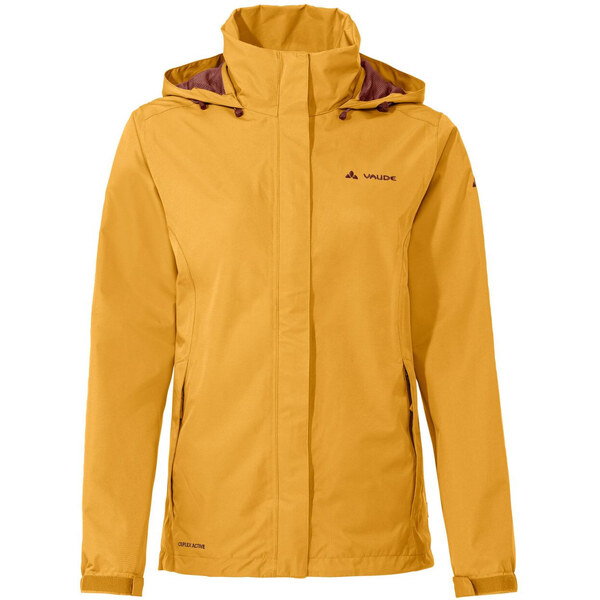 Vaude ESCAPE LIGHT nepremokavá outdoorová bunda, dámska, burnt yellow 48681002