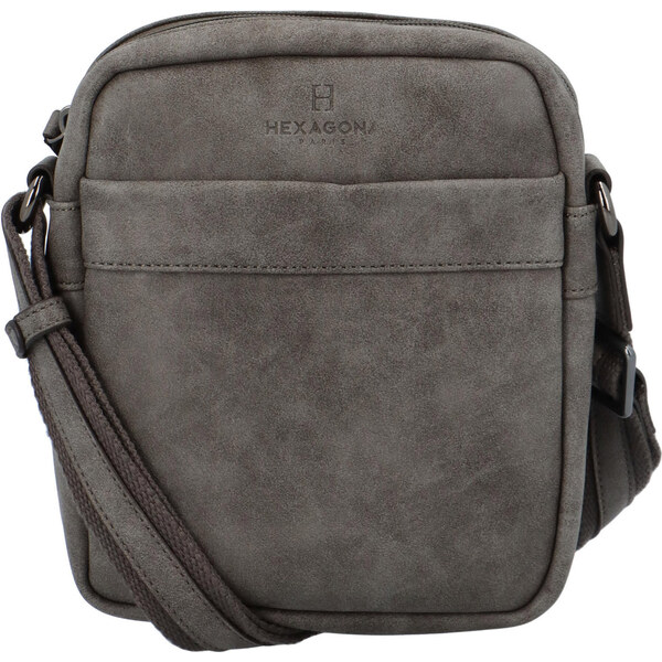Pánska crossbody taška cez plece sivá - Hexagona Flyon šedá 57820002