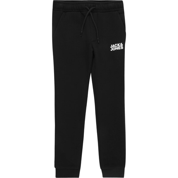 JACK & JONES MINI Nohavice Gordon čierna / biela 49124387