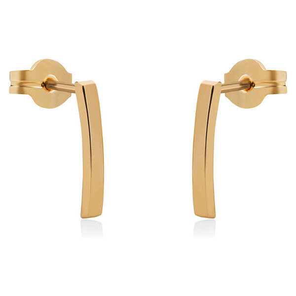 Brilio Pôvabné kôstkové náušnice zo žltého zlata 14/192.121/3 66588051