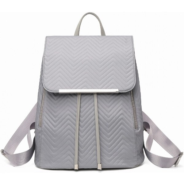 Miss Lulu Batoh - elegantný s prešívaním, odľahčený, šedý 49009133