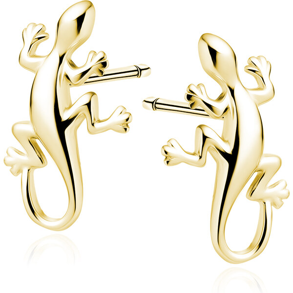 Olivie Strieborné náušnice JAŠTERICA GOLD 8309 48785311