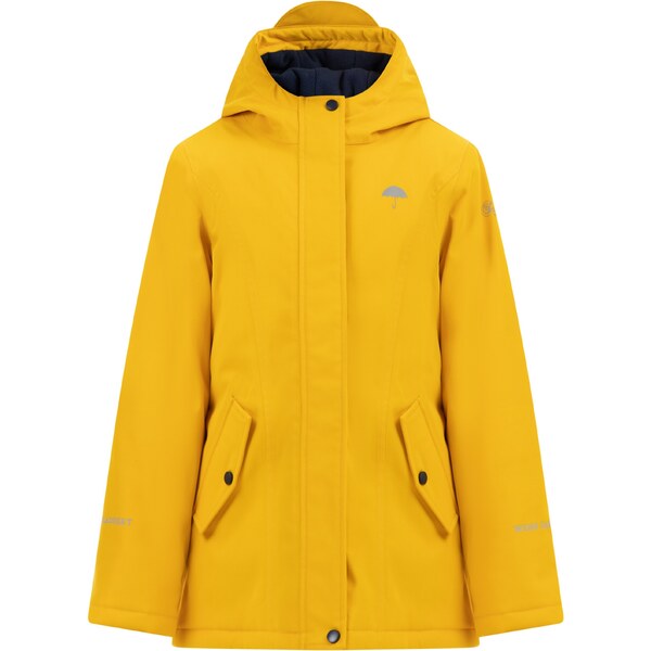 Schmuddelwedda Funkčná bunda zlatá žltá / svetlosivá 54261710