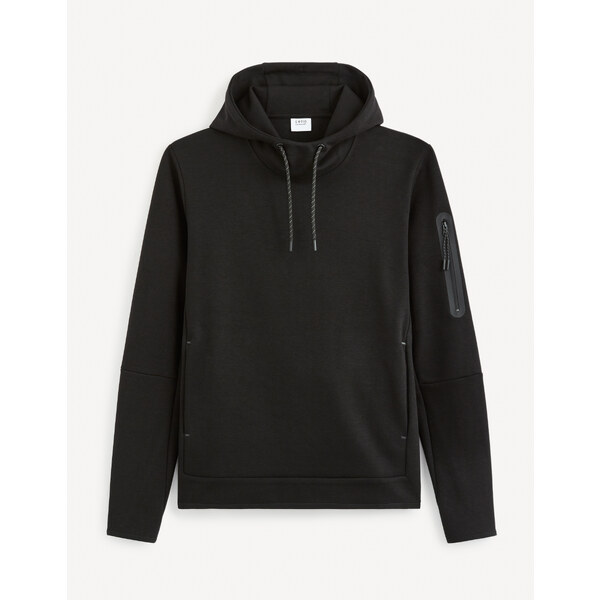 Čierna pánska mikina Celio Geyokecap 50599265