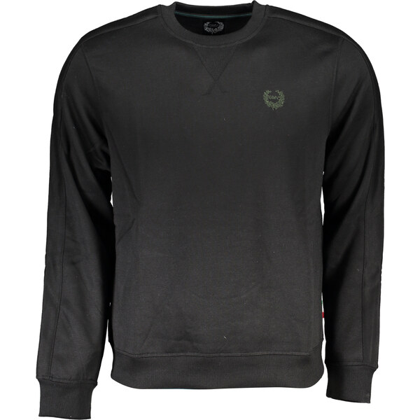 GIAN MARCO VENTURI Čierna pánska mikina bez zipsu 64711865