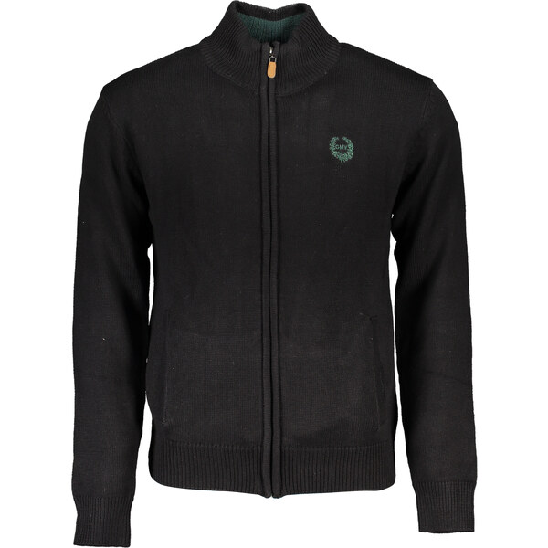 Pánsky čierny kardigan GIAN MARCO VENTURI 64710386