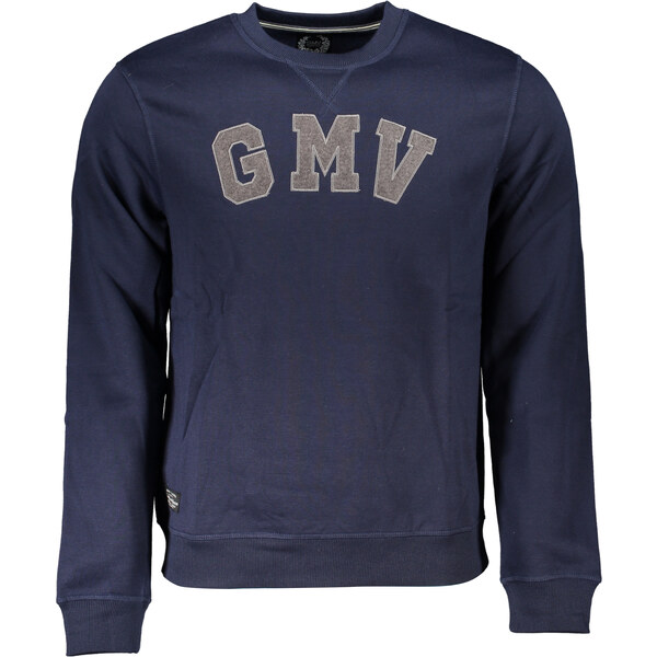 Modrá mikina GIAN MARCO VENTURI bez zipsu 64711960