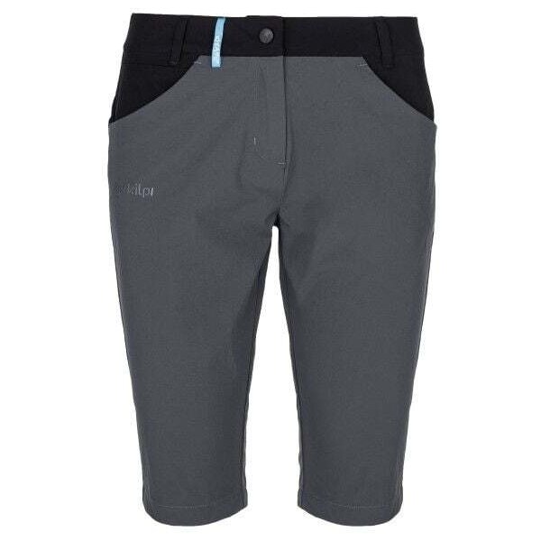 Tmavosivé dámske športové kraťasy Kilpi Sylane-W 50498189