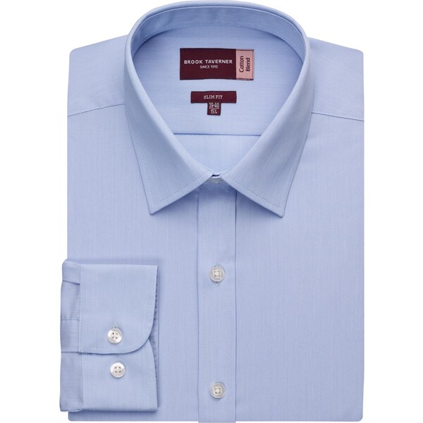 Pánska strečová košeľa Pisa dlhý rukáv Brook Taverner Easy Care Slim 62678613