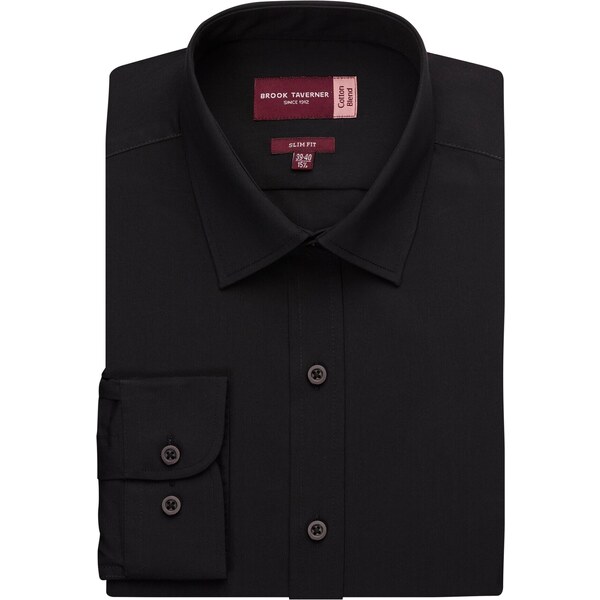 Pánska strečová košeľa Pisa dlhý rukáv Brook Taverner Easy Care Slim 62678614