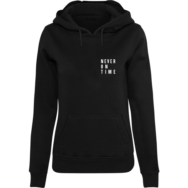 Mister Tee Mikina Never On Time čierna / biela 54286813