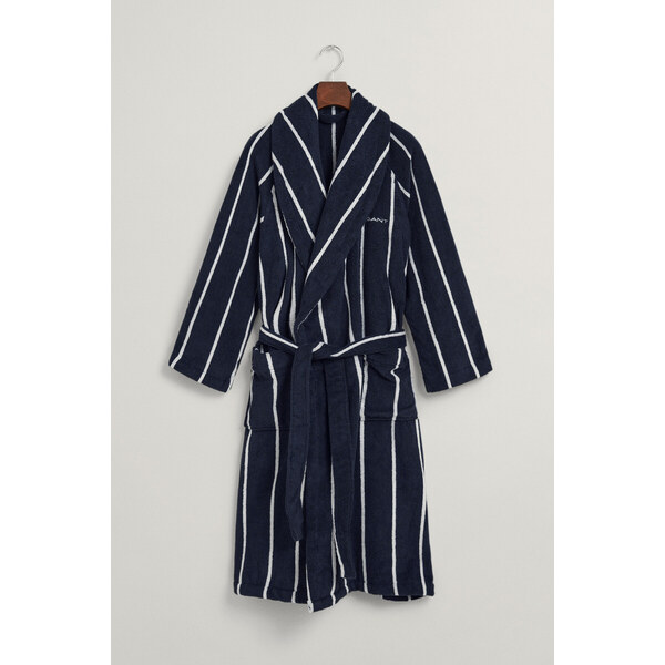 ŽUPAN GANT STRIPE ROBE EVENING BLUE 48836800