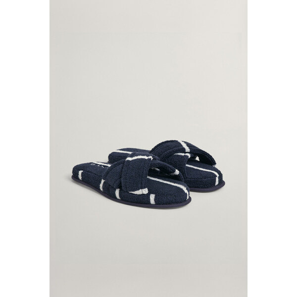 DOMÁCA OBUV GANT STRIPE CROSS SLIPPERS S/M EVENING BLUE 48836802