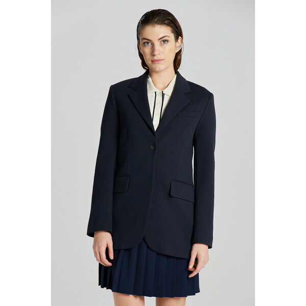 SAKO GANT REG JERSEY BLAZER EVENING BLUE 48836822
