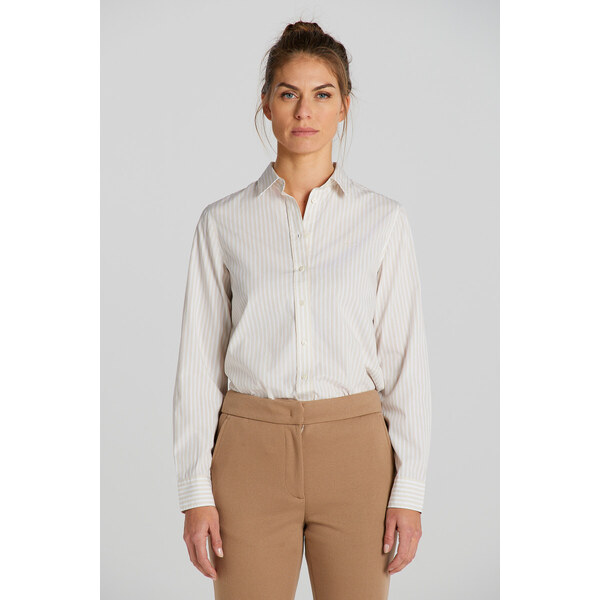KOŠEĽA GANT REG POPLIN STRIPED SHIRT SOFT OAT 48836833