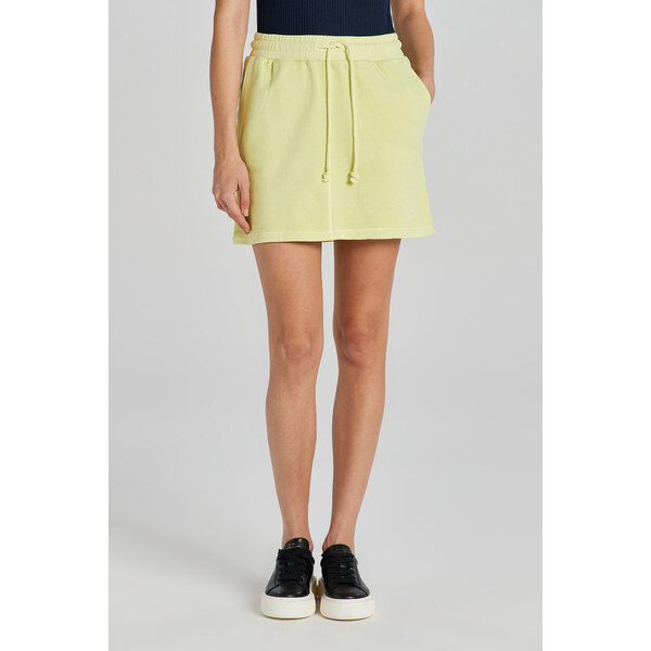 TEPLÁKOVÁ SUKŇA GANT REL MINI SUNFADED SKIRT PASTEL LIME 48836975