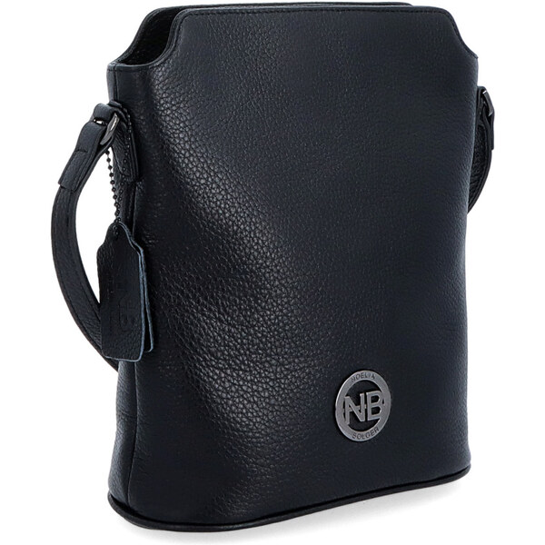 Kožená kabelka crossbody Noelia Bolger čierna NB 3009 C 48932438
