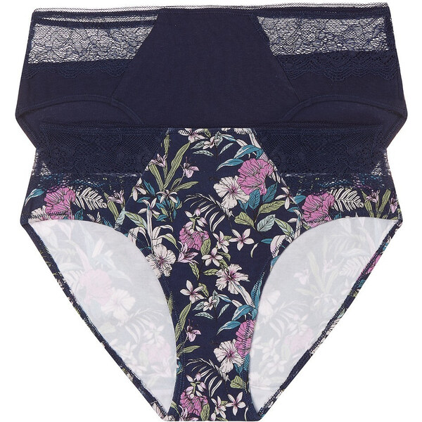 Henderson Ladies 2 PACK dámskych nohavičiek Hally | tmavomodrá 39889 48841550