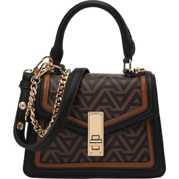 ALDO Kabelka EMALINE koňaková / brokátová / čierna 48845264