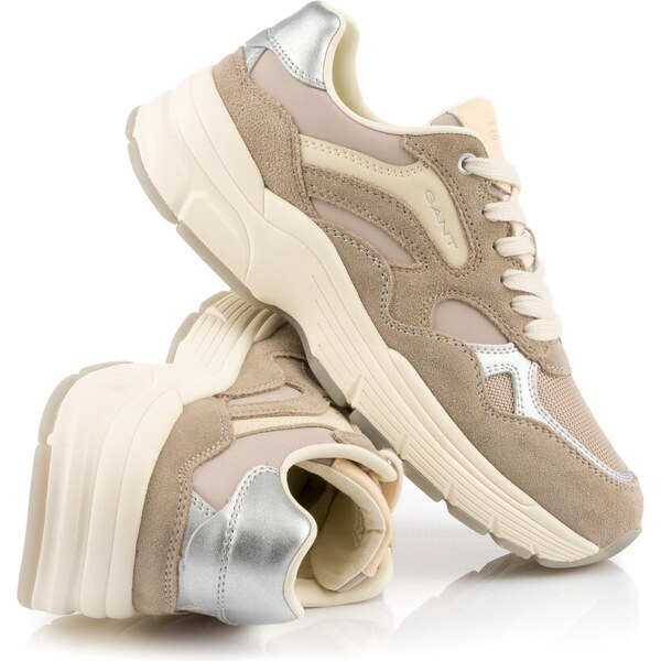 TENISKY GANT NEUWILL TAUPE/SILVER 48837007