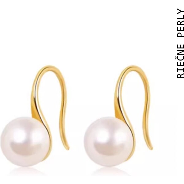 Taboo náušnice Atlantis, prírodné, riečne, biele perly tba111 48873777