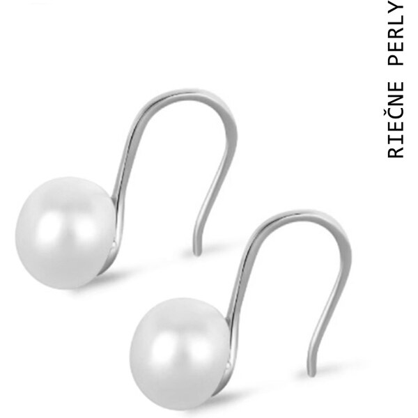 Taboo náušnice Atlantis, prírodné, riečne, biele perly tba112 48873778