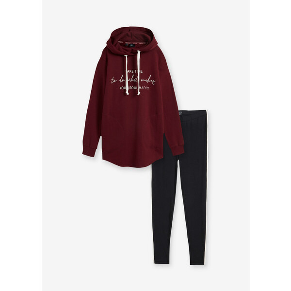 bonprix Joggingové oblečenie: dlhá mikina a legíny (2-dielne), farba 47086103