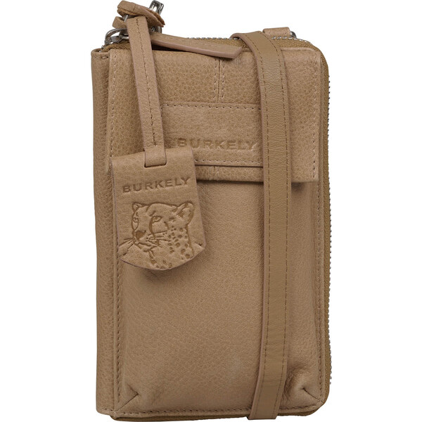 Dámska kožená peňaženko-kabelka Burkely Ghitaa - svetlo hnedá 55546766