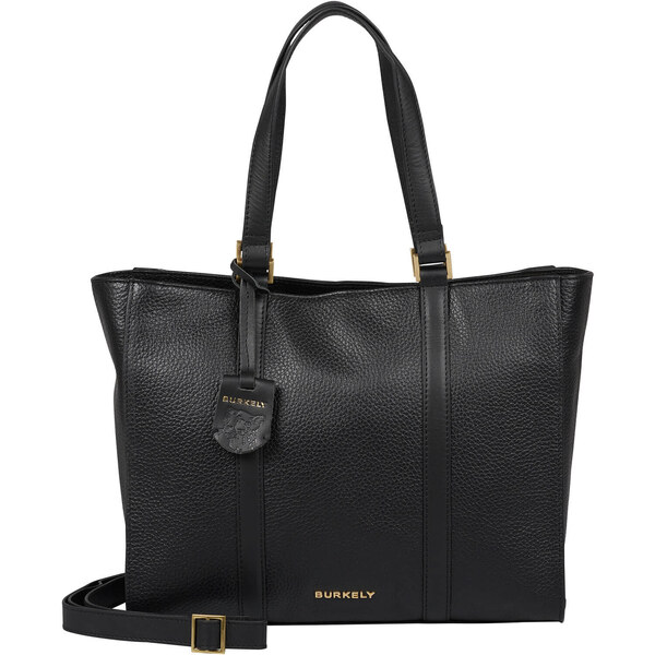 Dámska kožená kabelka Burkely Candy - čierna 49169304