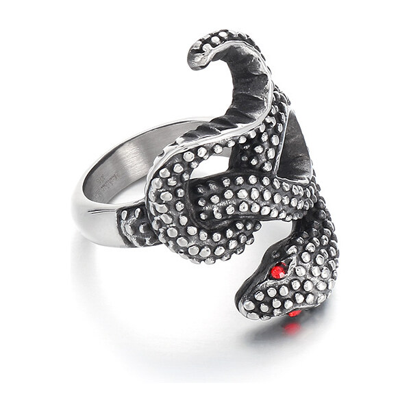 Royal Fashion pánsky prsteň Had KR105952-KJX 62610371