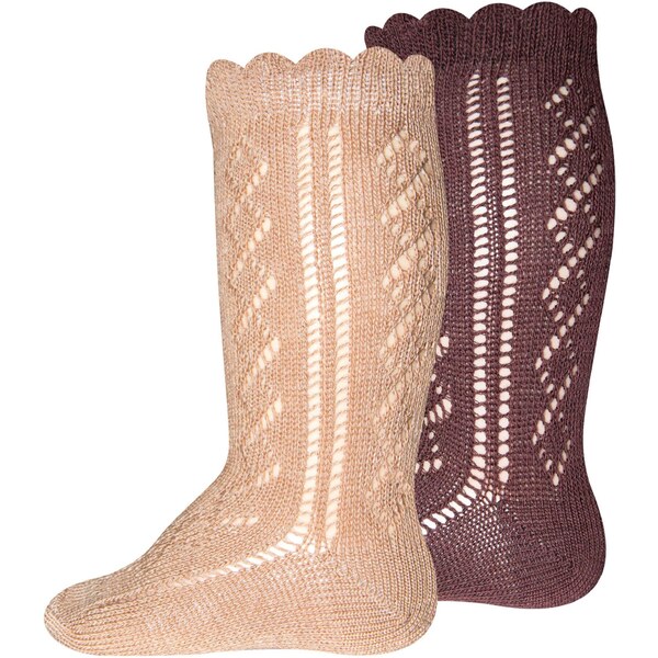 EWERS Ponožky telová / čokoládová 65642637